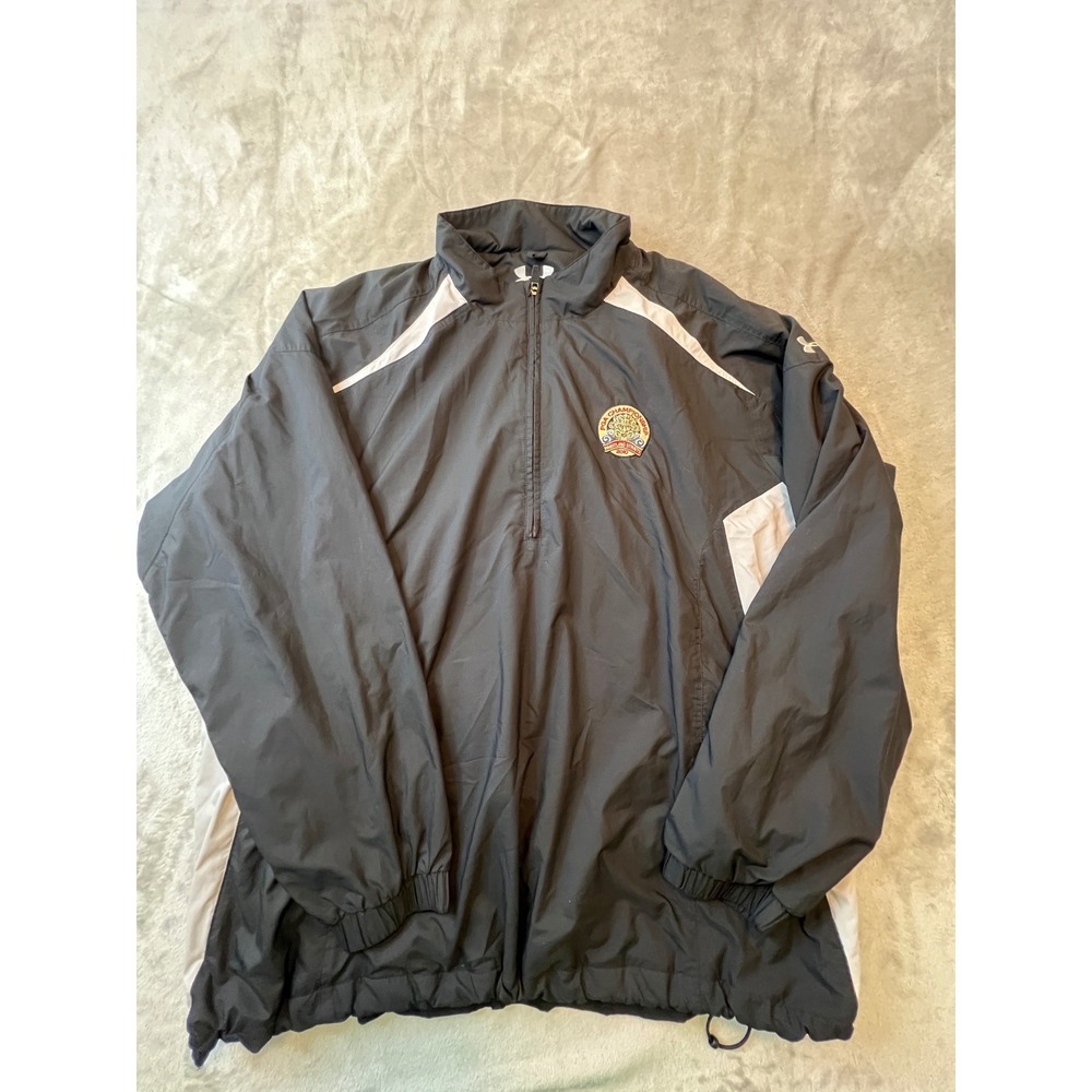 Under Armour Golf Jacket Mens XL Black 2010 PGA Championship Whistling